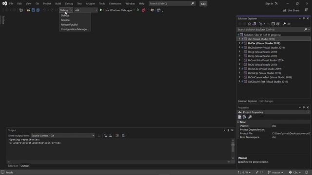 How to compile and include CBC from Coin-or using Windows and Visual Studio (for Beginners) смотреть онлайн
