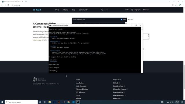 How to create React App using create-react-app | VS code | First React Project Creation смотреть онлайн