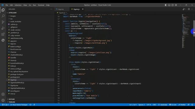 React Native Chat app (Part - 2 ) | Sign In | Java Institute смотреть онлайн