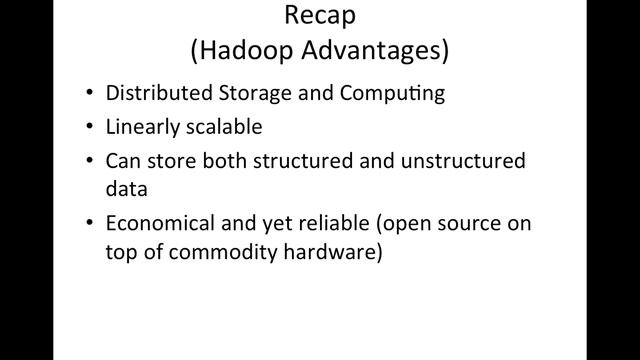 Data Warehouse using Hadoop eco system - 02 Recap смотреть онлайн