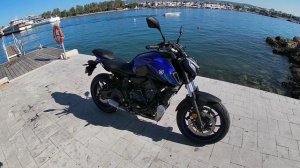 Купил новый мотоцикл. Yamaha MT07 2022 года.