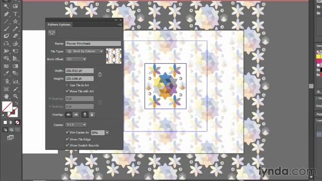 Урок #49 Применение и редактирование узорных заливок в Adobe Illustrator обучение с нуля смотреть онлайн