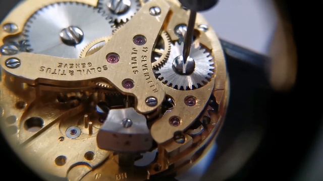 Repair Restore Vintage movement swiss watch TITUS & Co.. Geneva 17 jewels cal. AS. 1475 смотреть онлайн