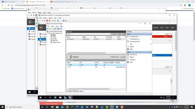 70-740 Lab 14 Managing Failover Clustering смотреть онлайн