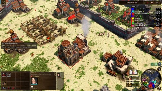 AoE3DE - 4v4 MASSIVE NAVAL BATTLES | Multiplayer Gameplay смотреть онлайн