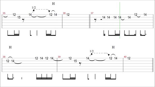 The Beatles - Something / Guitar Solo Tab+BackingTrack