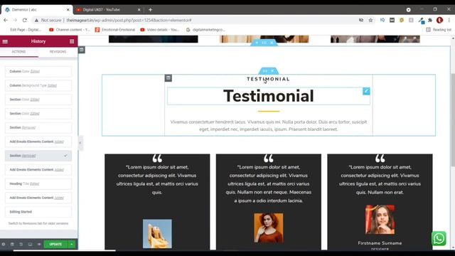 how to create a testimonial grid or slider in elementor FOR Free in WordPress Website смотреть онлайн