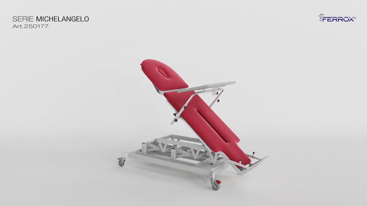 Стол массажный с функцией вертикализации FERROX MICHELANGELO смотреть онлайн