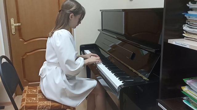 Андреева Милана 12 лет (общее фортепиано) И.Парфенов "Танец зелёной лягушки", В. Ребиков "Дервиш" смотреть онлайн