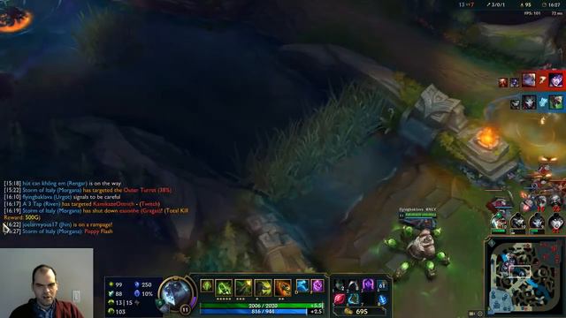 Urgot vs Ahri, mid lane, with commentary смотреть онлайн