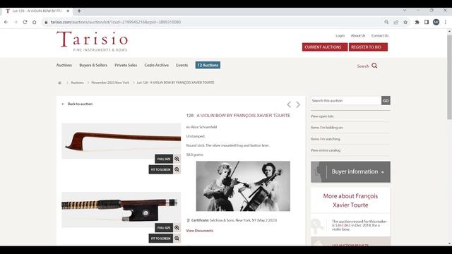 Tarisio Auction (New York) #review - Violins, Violas, Cellos and Bows - 16th November 2023 (UK) смотреть онлайн