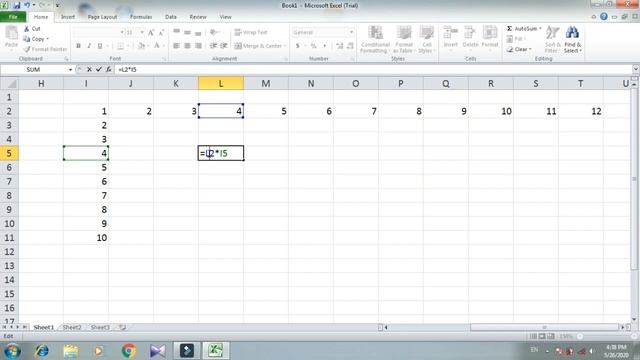 एम एस एक्सेल में पहाड़े केसे बनाये , excel me phade kese banaye смотреть онлайн