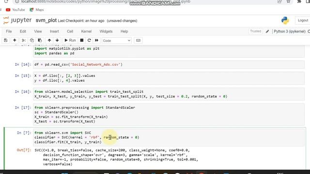 Support Vector Machine kernel Python Code / Machine Learning SVM Python / Plot visualization смотреть онлайн