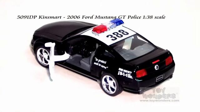 5091DP Kinsmart 2006 Ford Mustang GT Police 138 Diecast Wholesale смотреть онлайн
