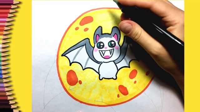 КАК НАРИСОВАТЬ ЛЕТУЧУЮ МЫШЬ НА ХЕЛОУИН? смотреть онлайн
