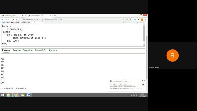 PL SQL Loop Statement смотреть онлайн