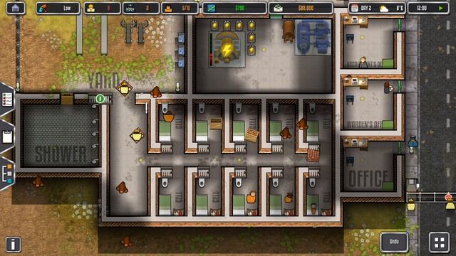 ПЕРВЫЕ ЗЭКИ И ОФИСЫ | Prison Architect Mobile #0.2 смотреть онлайн