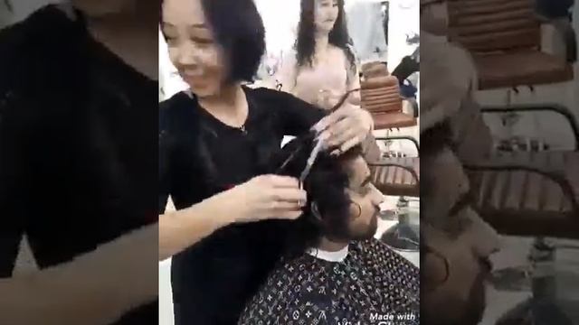 Мужская стрижка до и после запись по номеру в/п 87073370909 смотреть онлайн