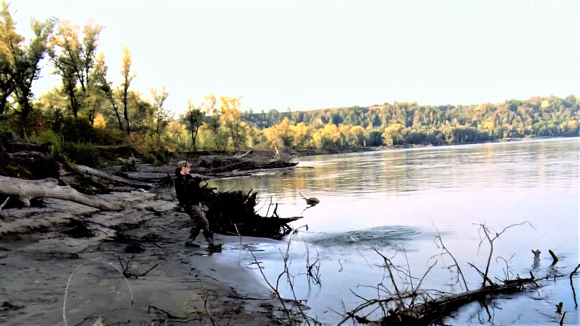 ЛОВИМ НА ОБИ ЩУК мамки плещутся там где не достать, спиннинг на большой реке смотреть онлайн