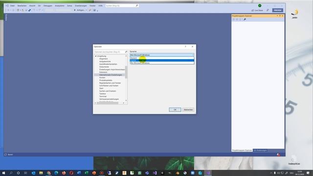 Change Language To English In Visual Studio