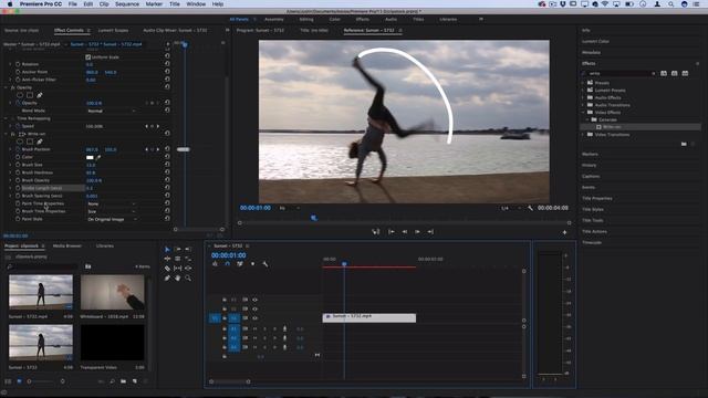 How to SCRIBBLE Animation write-on line effects in Adobe Premiere Pro CC Tutorial (No After Effects смотреть онлайн