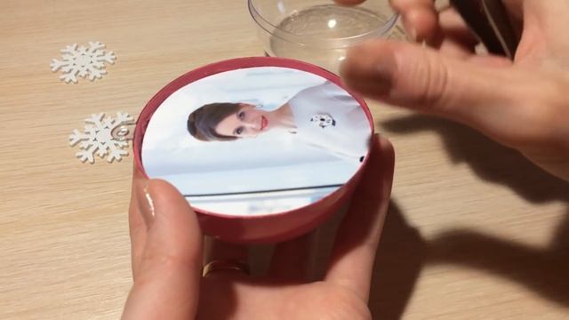 МК Новогодние Шарики с Фото!!! Сборка, покраска, украшение. смотреть онлайн