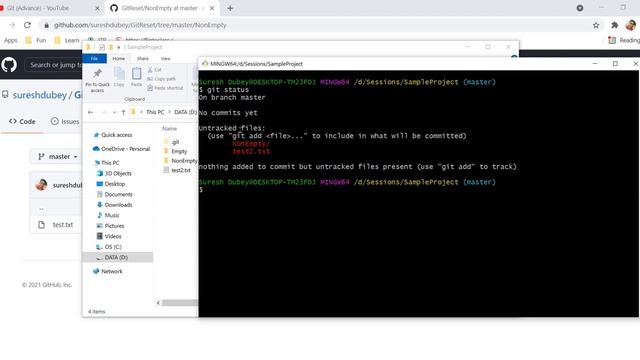 How to Track Empty Directories in #GIT | Not a Default GIT Behavior смотреть онлайн