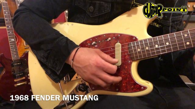 1968 Fender Mustang - Olympic White / GuitarPoint Maintal / Vintage Guitars смотреть онлайн