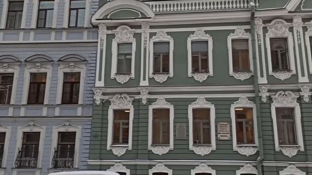 Санкт-Петербург. Прогулка от Литейного проспекта до набережной реки Фонтанка. смотреть онлайн