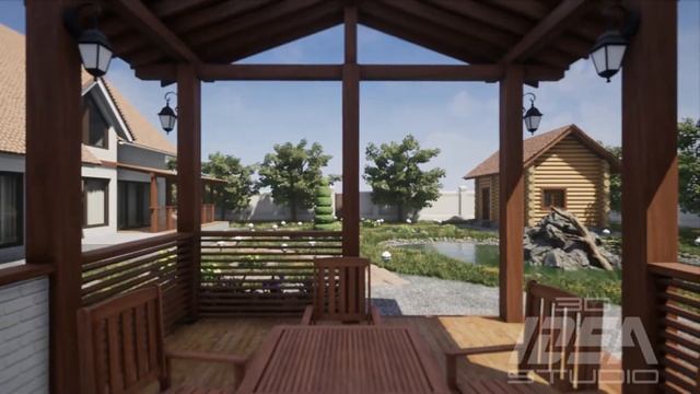 3d визуализация ландшафтного дизайна 01 без глобального освещения смотреть онлайн