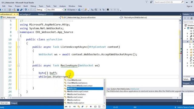 آموزش برنامه نویسی نوشتن وب سوکت(WebSocket) چت -ارسال و دریافت اطلاعات در Asp.net Core смотреть онлайн