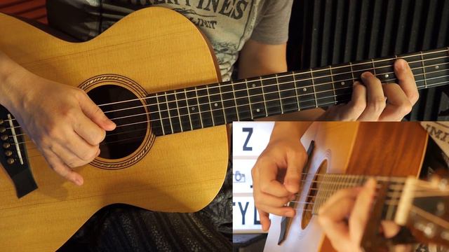 how to play WHEREVER YOU ARE acoustic solo fingerstyle by One OK Rock смотреть онлайн