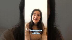 Somewhere over the rainbow #arianagrande #cover