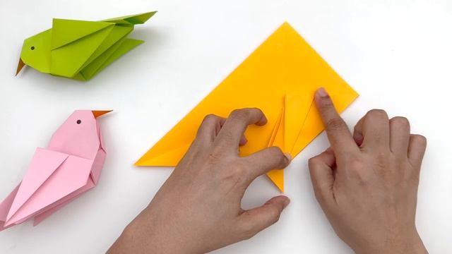 How To Make Easy Paper Bird Toy For Kids / Nursery Craft Ideas / Paper Craft Easy / KIDS crafts смотреть онлайн