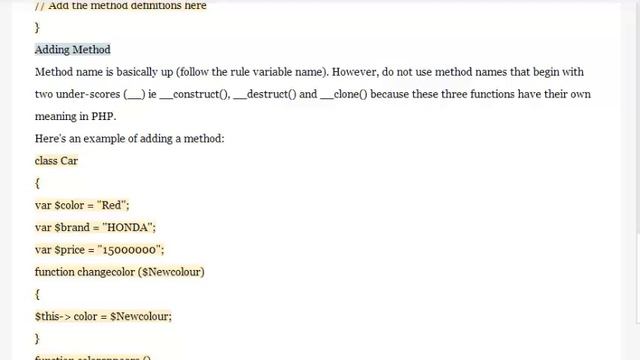 Properties and Methods in PHP смотреть онлайн
