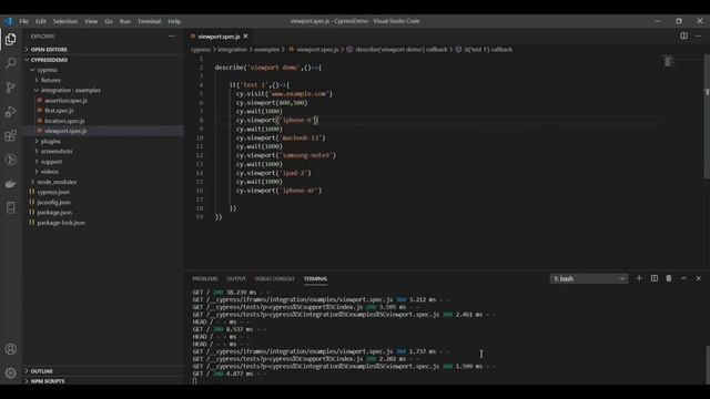 Part 7 Cypress Viewport смотреть онлайн