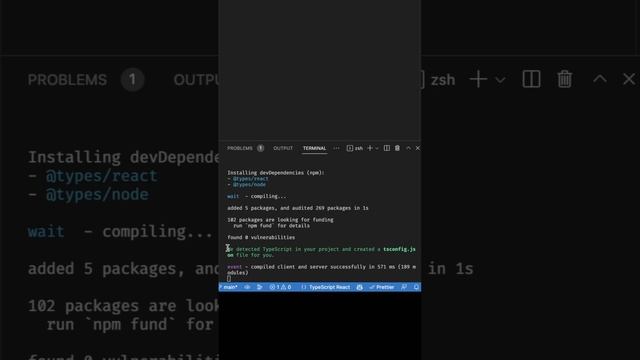 Next.js: add TypeScript to your JavaScript project смотреть онлайн