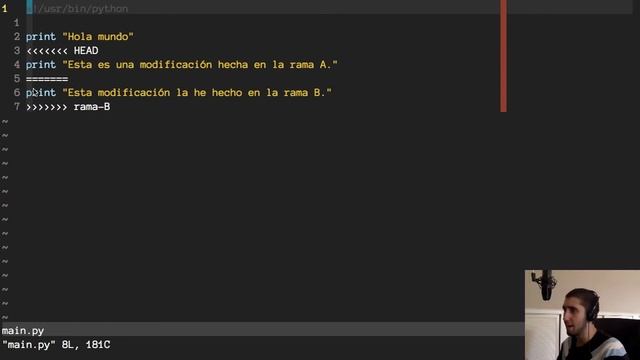 Tutorial de Git – 14. ¿Cómo resolver conflictos en Git? смотреть онлайн