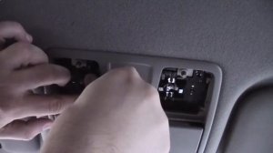 Как заменить лампочки освещения салона kia rio