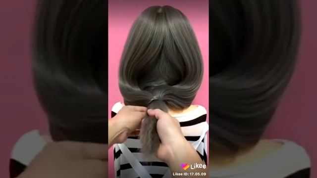 Лайфхак как сделать каре не стригя волосы смотреть онлайн