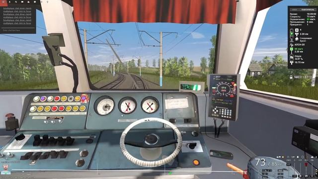 Trainz19 | TRS19. Обкатка расписания. Мультиплеер на электричках. Кача-Красноярск-Пасс