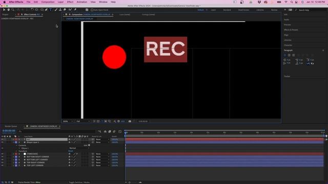 Create An Animated Camera Viewfinder Overlay In After Effects смотреть онлайн