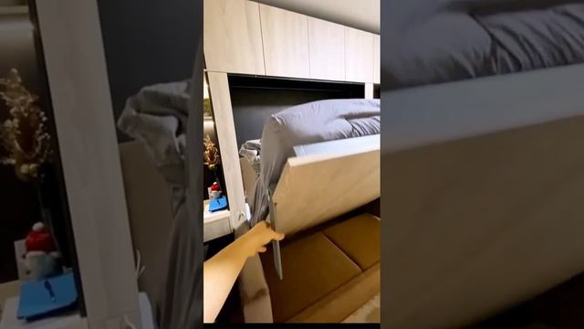 Новый монтаж сделанной мебели-трансформер в спальне! смотреть онлайн