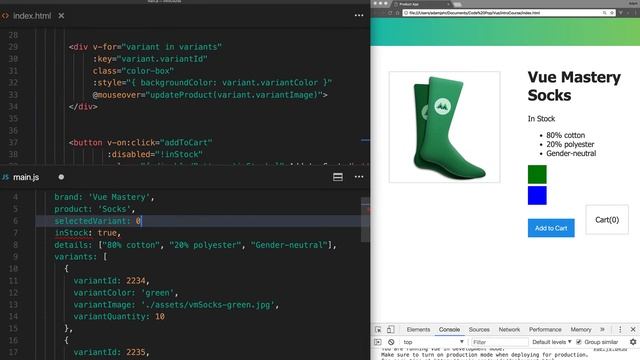 Intro to Vue.js: Computed Properties смотреть онлайн