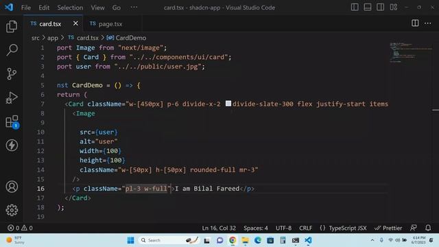 Card Component of Shadcn UI Next Js 13 смотреть онлайн
