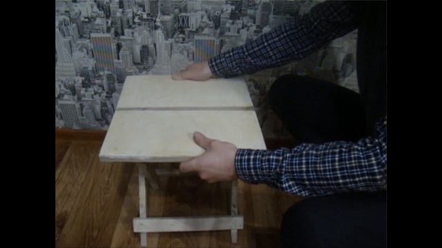 Самодельный раскладной табурет! смотреть онлайн