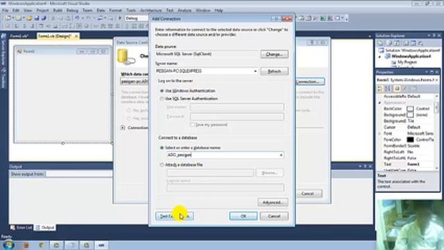 How to Connect SQL Server 2008 to Vb Net смотреть онлайн
