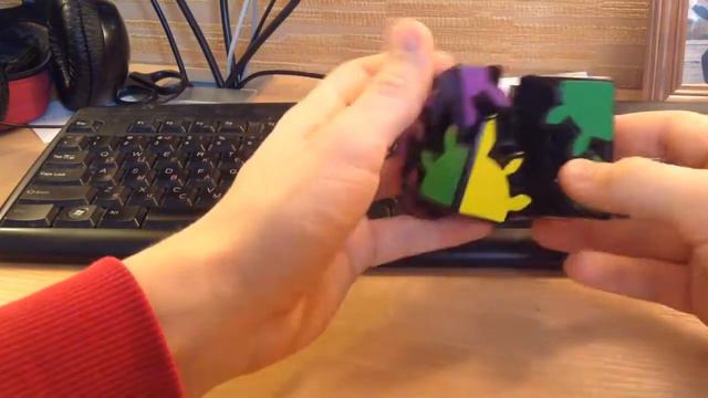Как собрать Gear Shift | Шестеренчатый кубик 2x2 | Обучающее видео смотреть онлайн