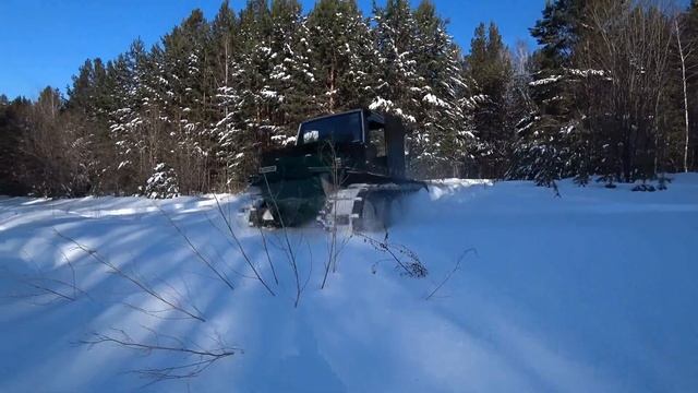 Реальные испытания БОРУС ЭКСТРИМ по снегу. Real tests of BORUS EXTREME in snow. смотреть онлайн