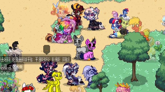 претворился статуей ИЗ БЕТОНА! [пони таун] смотреть онлайн